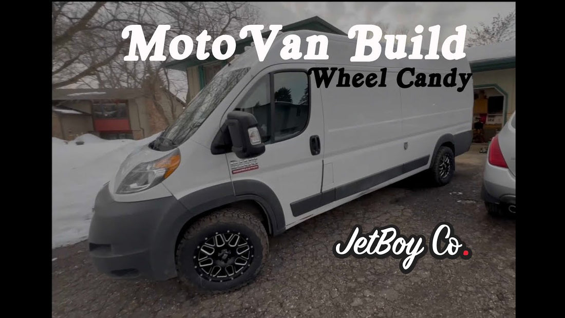 Promaster aftermarket wheel install  - MotoVan Build EP.7