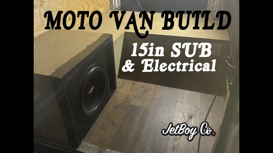 Sound System install and electrical - MotoVan Build EP.8