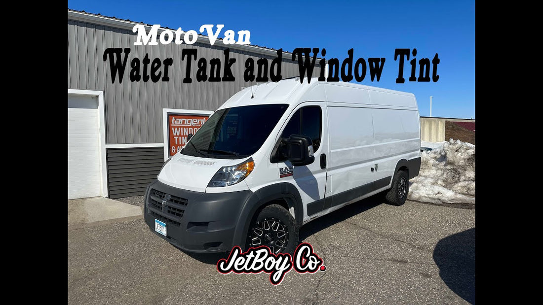Water Tank and Window Tint - MotoVan Build EP.9