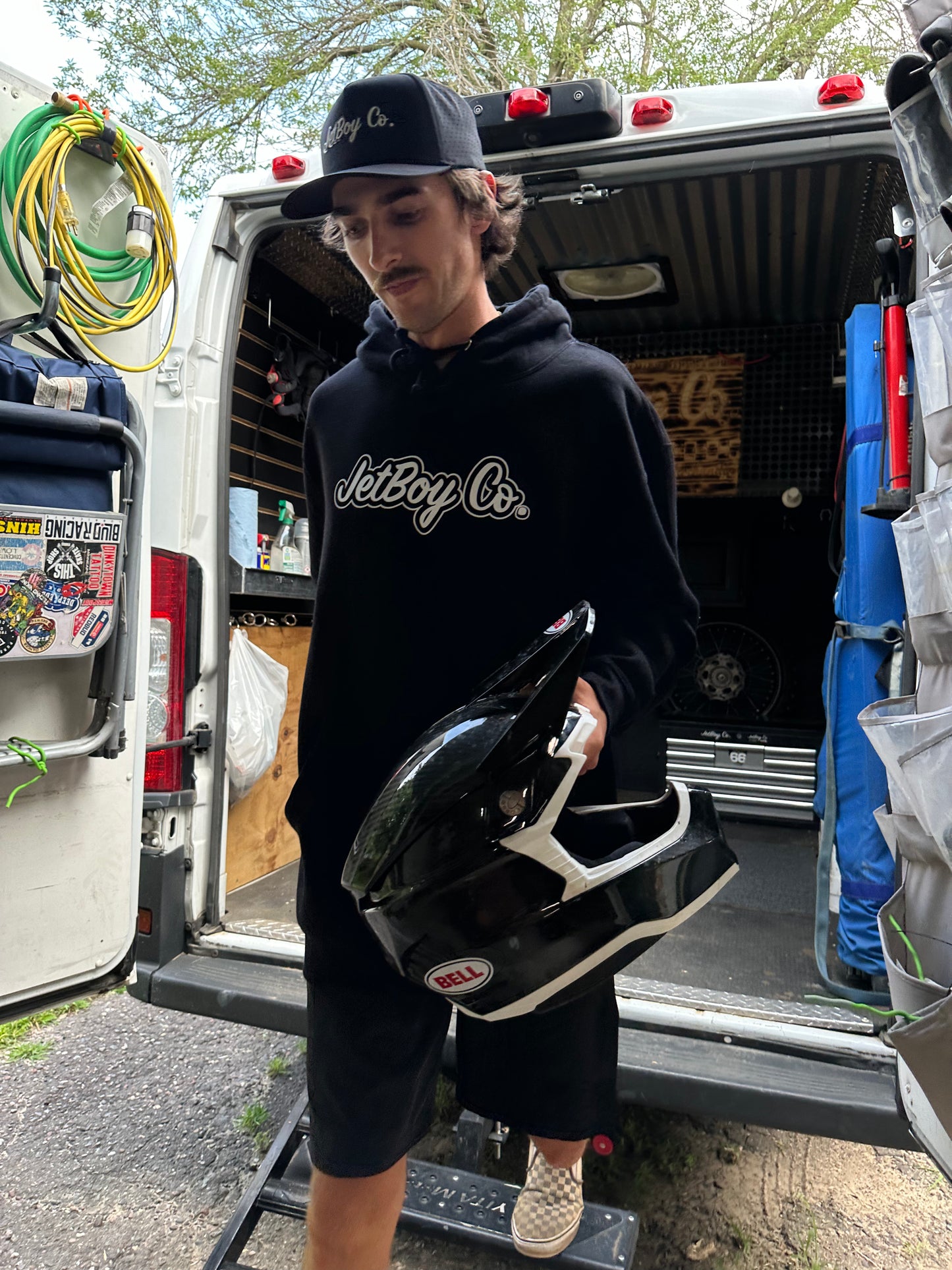 The Van Hoodie – Black & White OG Drop