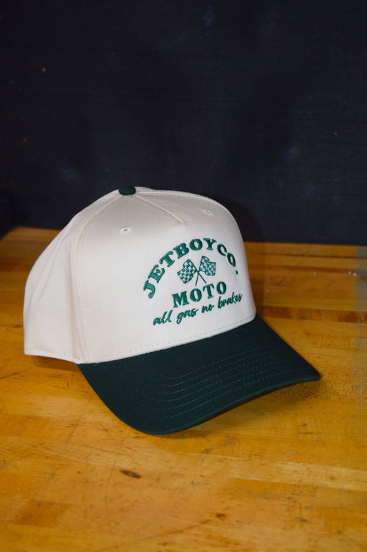 JetBoyCo Vintage Moto Co Hat – Retro-Inspired Snapback