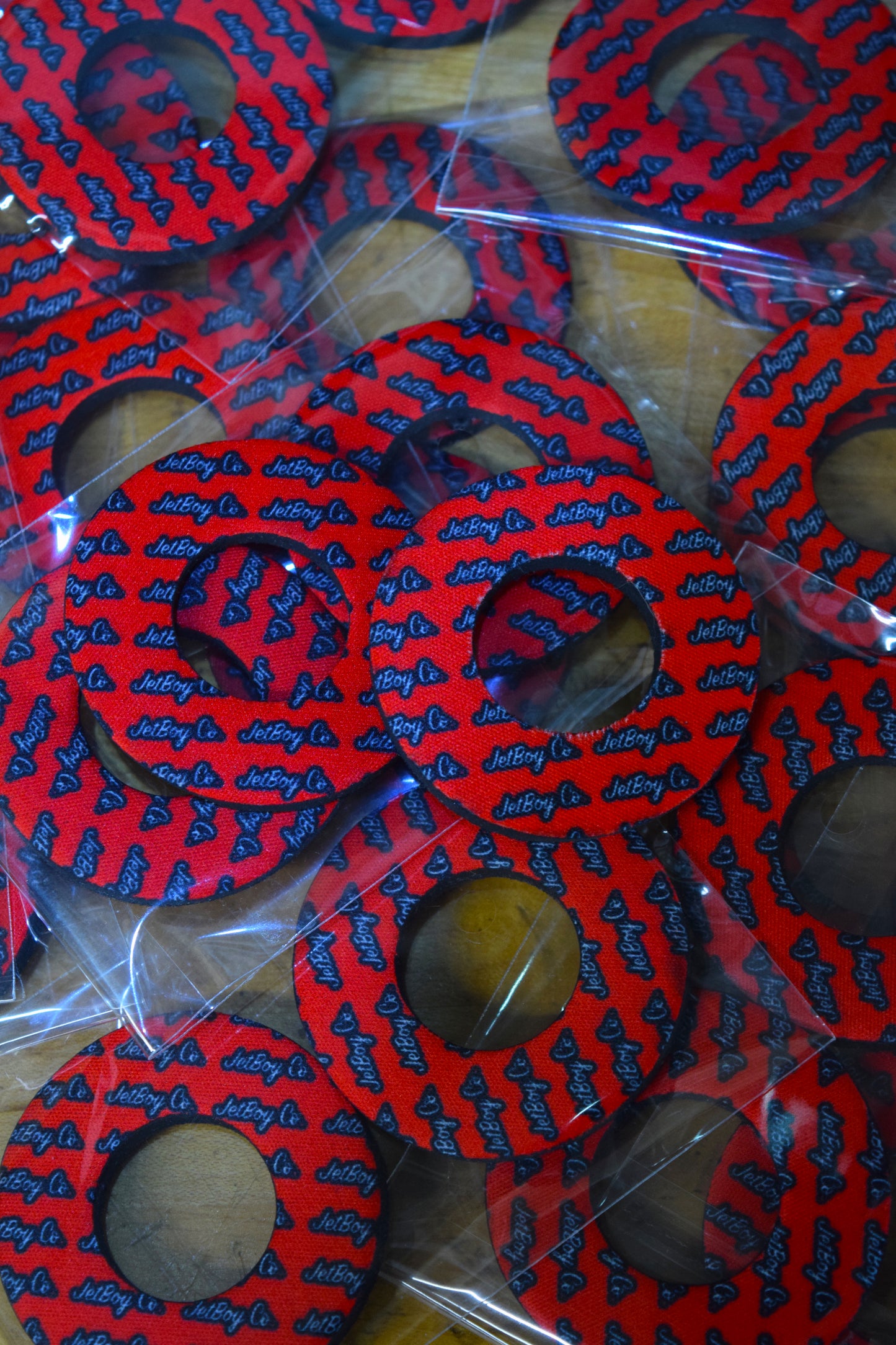 Red Signature Grip Donuts – Full Send Approved