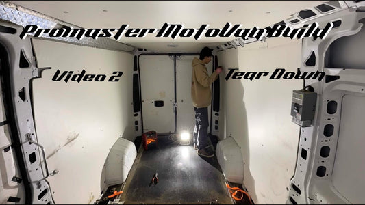 Gutting the van - Promaster MotoVan build - EP. 2