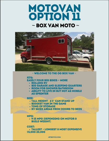 MotoVan Buyer’s Guide – Build Your Dream Rig