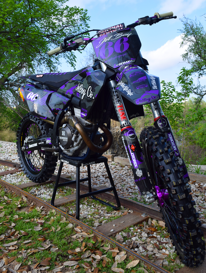 Purple Camo Graphics Kit