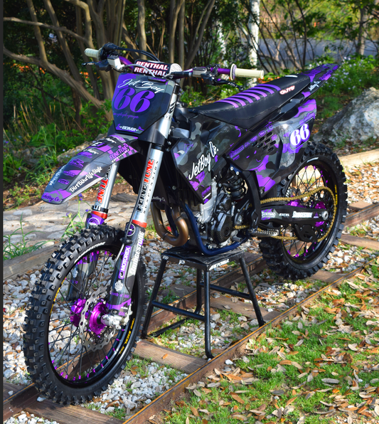 Purple Camo Graphics Kit