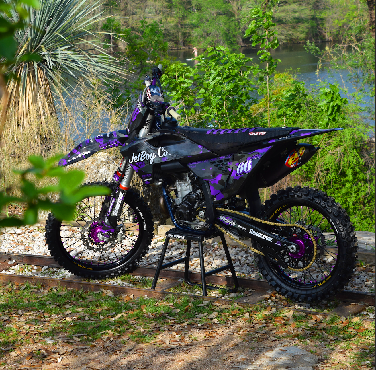 Purple Camo Graphics Kit
