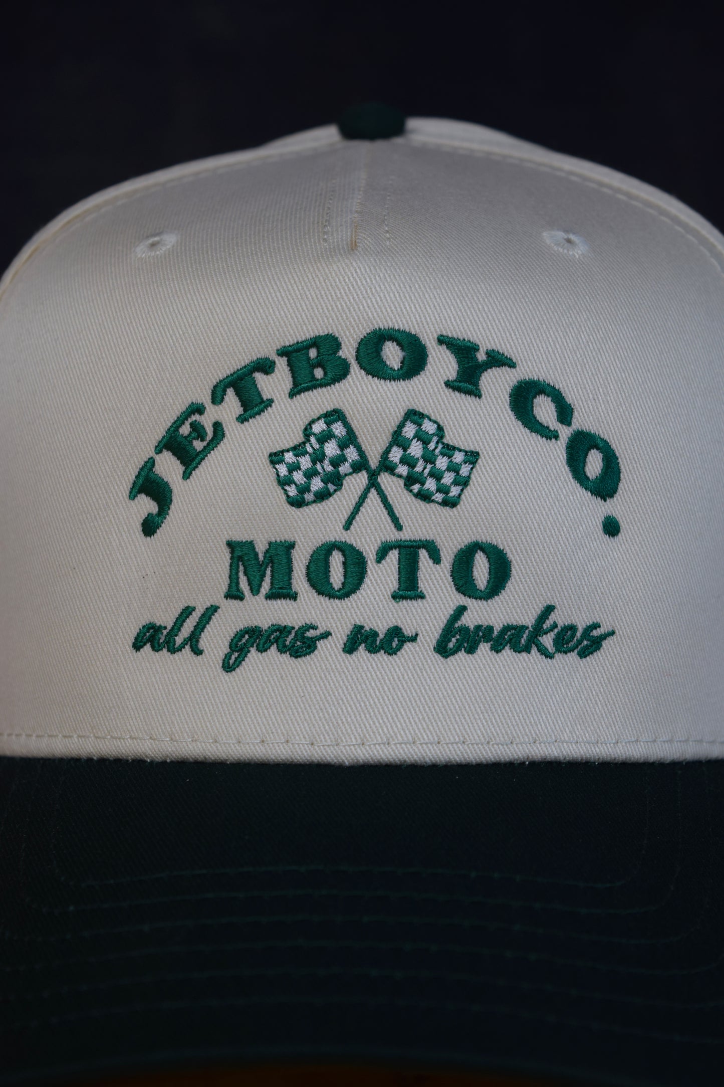 JetBoyCo Vintage Moto Co Hat – Retro-Inspired Snapback