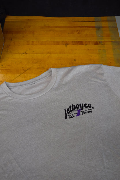 JetBoyCo MX Factory Tee – Moto-Inspired Streetwear Drop