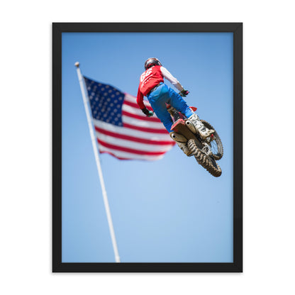 Framed USA Flag x DBLS Print