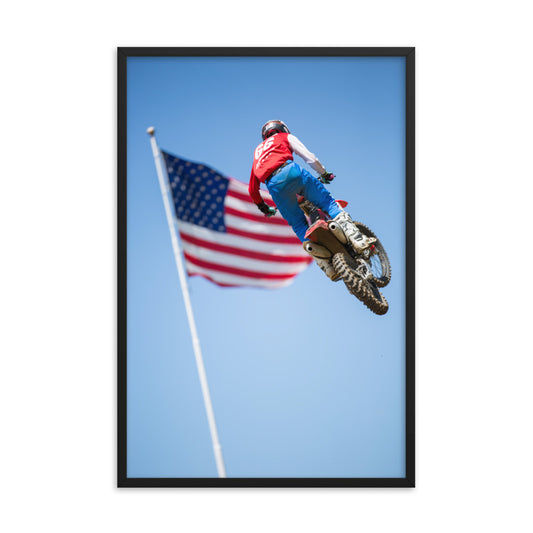 Framed USA Flag x DBLS Print