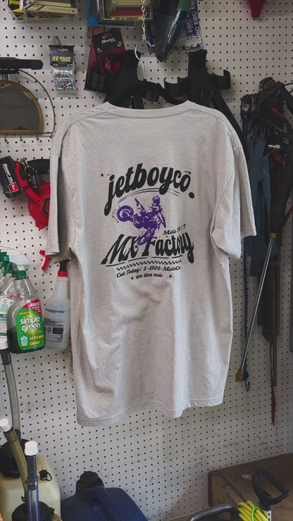JetBoyCo MX Factory Tee – Moto-Inspired Streetwear Drop